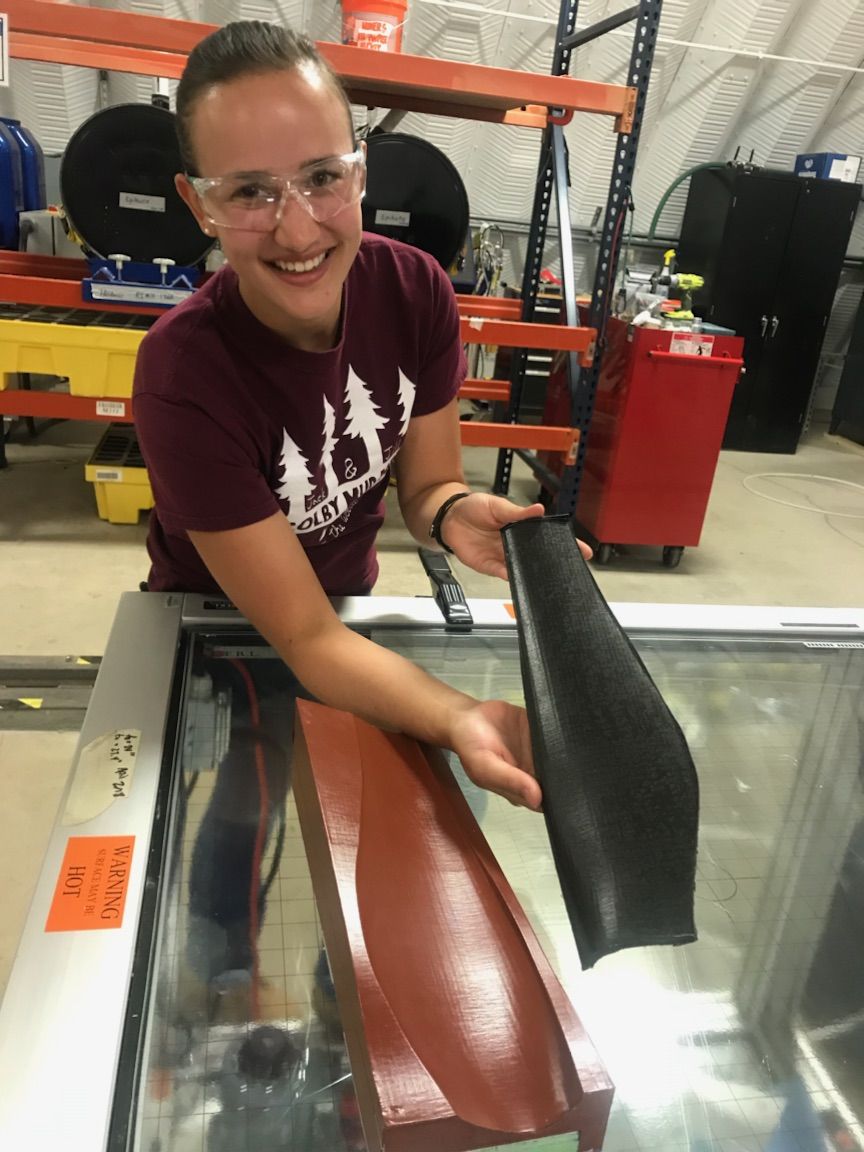 Ocean Engineering student Kate Trubac
