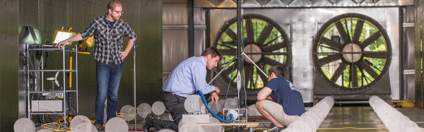 UNH research wind tunnel