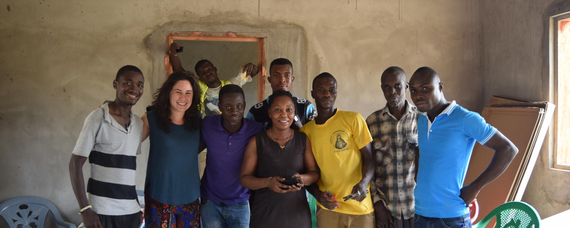 Katerina Messologitis Solar Project in Ghana, Africa