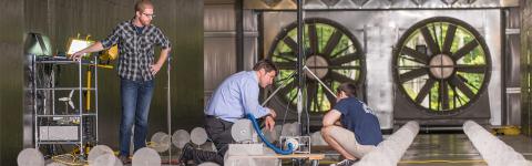 UNH research wind tunnel