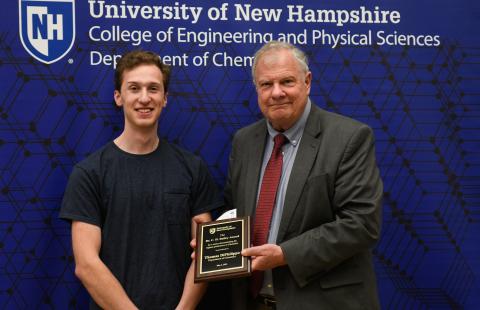 Tom DiPhilippo and Richard Johnson at the Chemistry Awards Ceremony
