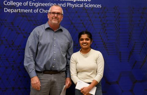 Glen Miller and Nayanthara Krishnan at the 2024 Chemistry Awards Ceremony