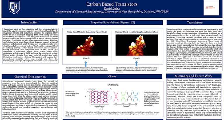 Carbon Based Transistors, David Boies