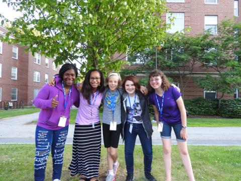 Campers at UNH Tech Camp