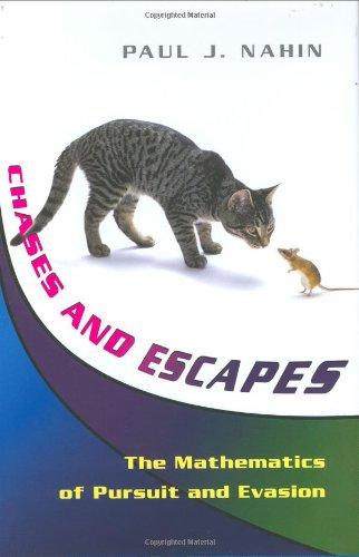 Chases and Escapes, the mathematics of pursuit and evasion, published in 2007 by Princeton University Press, by Dr. Paul Nahin