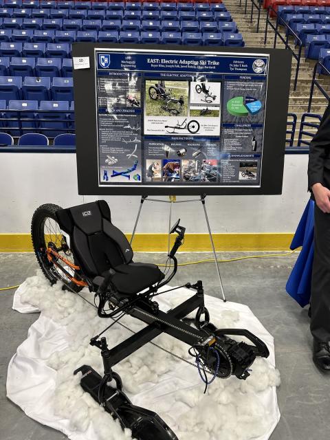 Electric Adaptive Ski Trike on Display at the Undergraduate Research Conference