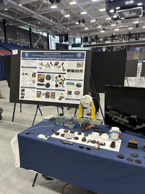 Robotic End-Effecter on Display at the Undergraduate Research Conference