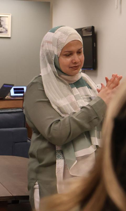 One of the lead researchers Dr. Momotaz Begum for the Robots for Aging project