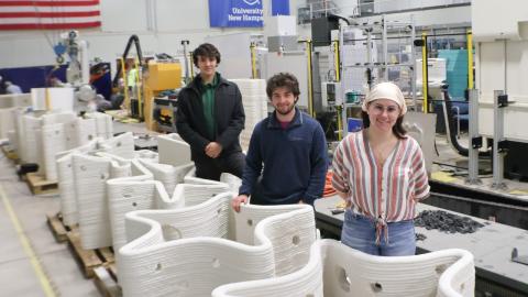 UNH Students Design Apparatus to Assist Coral Reef Growth