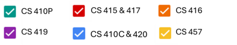 key to calendar colors