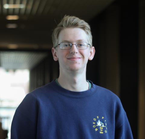 Cemistry major student Tim Murphy 