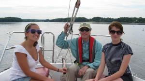students sailing with jim harper